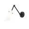 Z-Lite Julia Wall Sconce, 1-Light, 5.25 In.W x 29.75 In.L x 5.25 In.H, Matte Black/Opal 350S-MB - alternate 1